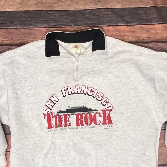 Vintage Sweatshirt San Francisco California The Rock Pullover Sweatshirt - Picture 2 of 7